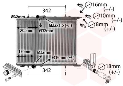 VAN WEZEL 40012300 EAN: 5410909509576.