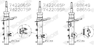 MONROE 742208SP EAN: 5412096556579.