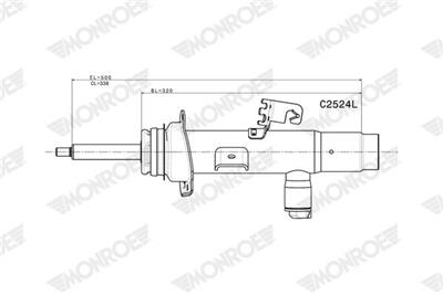MONROE C2524L EAN: 5412096772351.