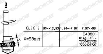 MONROE G7485 EAN: 5412096578250.