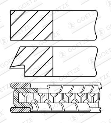 Goetze Engine 08-141300-30 EAN: 4060426459390.