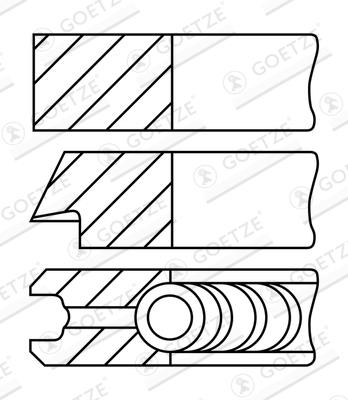 Goetze Engine 08-148300-00 EAN: 4044197311682.