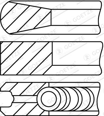 Goetze Engine 08-152900-10 EAN: 4060426432836.