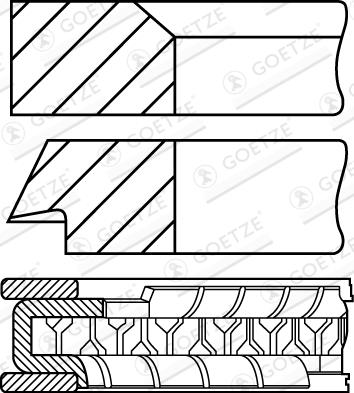 Goetze Engine 08-154600-10 EAN: 4060426432843.