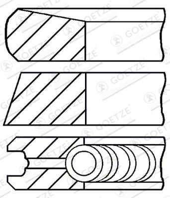 Goetze Engine 08-422407-00 EAN: 4044197439164.