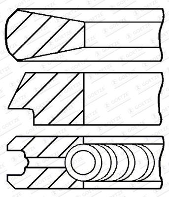 Goetze Engine 08-424000-00 EAN: 4044197449460.