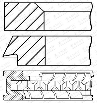 Goetze Engine 08-424200-10 EAN: 4060426048457.