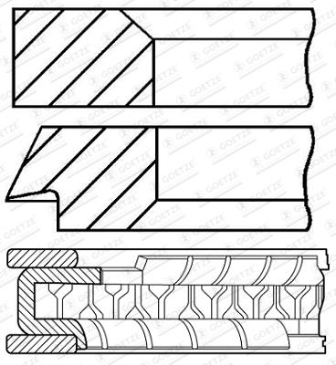 Goetze Engine 08-424800-10 EAN: 4044197019649.