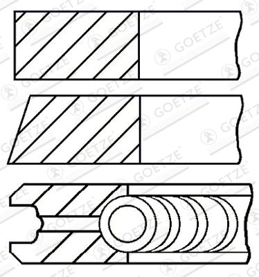 Goetze Engine 08-425200-00 EAN: 4044197458912.