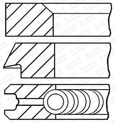 Goetze Engine 08-427705-00 EAN: 4060426431211.