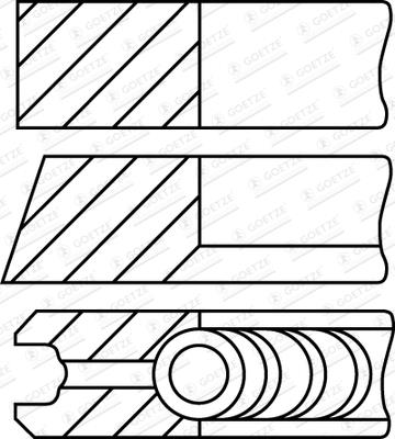 Goetze Engine 08-430307-00 EAN: 4060426431419.