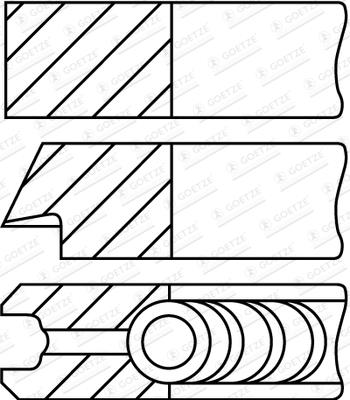 Goetze Engine 08-430500-00 EAN: 4060426431228.