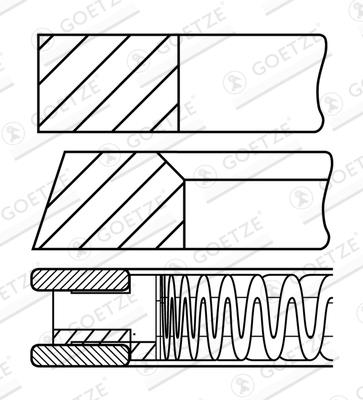 Goetze Engine 08-431400-00 EAN: 4044197630370.