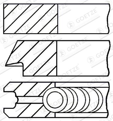 Goetze Engine 08-432200-00 EAN: 4044197639519.