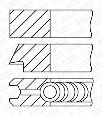 Goetze Engine 08-432200-10 EAN: 4060426180553.