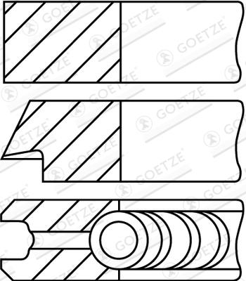 Goetze Engine 08-432205-30 EAN: 4060426469542.