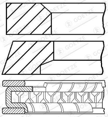 Goetze Engine 08-433700-00 EAN: 4044197662487.