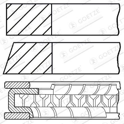Goetze Engine 08-436900-00 EAN: 4044197684205.