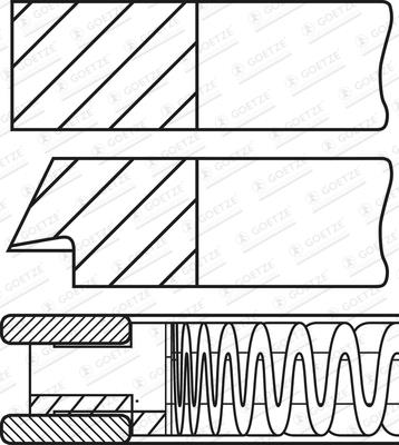 Goetze Engine 08-448800-00 EAN: 4060426229818.