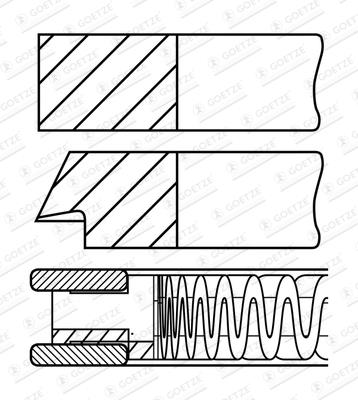 Goetze Engine 08-448800-00 EAN: 4060426229818.