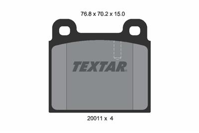 TEXTAR 2001102 Číslo výrobce: 20011. EAN: 4019722050596.