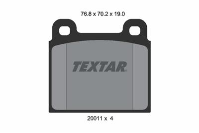 TEXTAR 2001104 Číslo výrobce: 20011. EAN: 4019722050701.