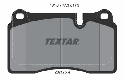 TEXTAR 2021701 Číslo výrobce: 20217. EAN: 4019722302909.