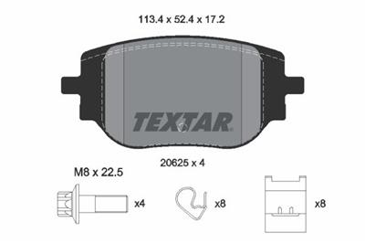 TEXTAR 2062501 Číslo výrobce: 20625. EAN: 4019722574191.