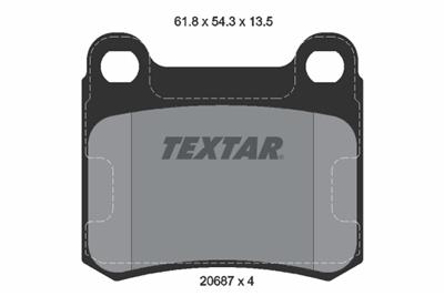 TEXTAR 2068703 Číslo výrobce: 20687. EAN: 4019722063510.