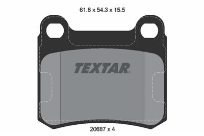 TEXTAR 2068701 Číslo výrobce: 20687. EAN: 4019722063633.