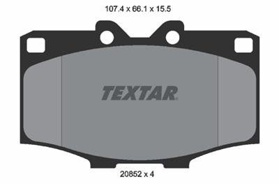 TEXTAR 2085201 Číslo výrobce: 20852. EAN: 4019722066900.