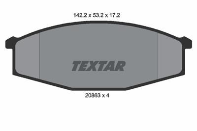 TEXTAR 2086301 Číslo výrobce: 20863. EAN: 4019722067686.