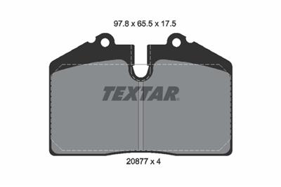 TEXTAR 2087709 Číslo výrobce: 20877. EAN: 4019722433689.