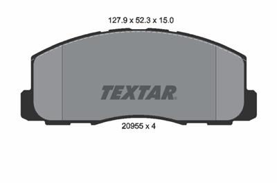 TEXTAR 2095501 Číslo výrobce: 20955. EAN: 4019722072666.
