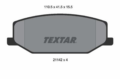 TEXTAR 2114202 Číslo výrobce: 21142. EAN: 4019722078040.