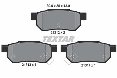 TEXTAR 2131201 Číslo výrobce: 21312. EAN: 4019722156403.