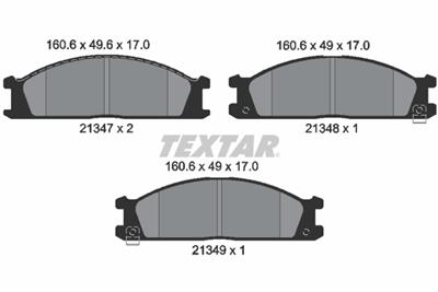 TEXTAR 2134702 Číslo výrobce: 21347. EAN: 4019722264702.