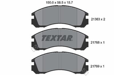 TEXTAR 2136301 Číslo výrobce: 21363. EAN: 4019722197062.