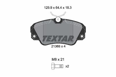 TEXTAR 2136801 Číslo výrobce: 21368. EAN: 4019722226847.