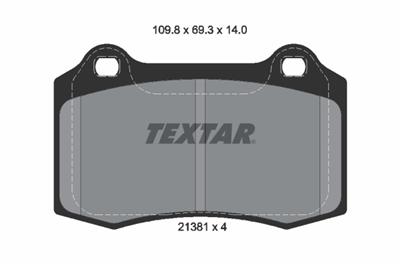 TEXTAR 2138104 Číslo výrobce: 21381. EAN: 4019722281099.
