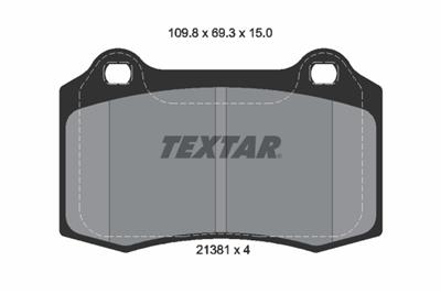 TEXTAR 2138102 Číslo výrobce: 21381. EAN: 4019722267406.