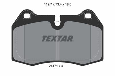 TEXTAR 2147102 Číslo výrobce: 21471. EAN: 4019722084508.