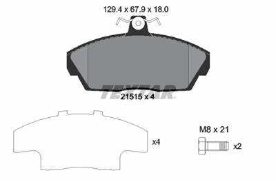 TEXTAR 2151504 Číslo výrobce: 21515. EAN: 4019722291500.