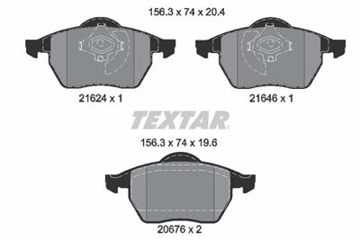TEXTAR 2162402 Číslo výrobce: 20676. EAN: 4019722148460.