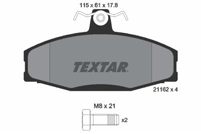 TEXTAR 2166201 Číslo výrobce: 21662. EAN: 4019722269417.