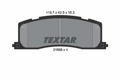 TEXTAR 2168801 Číslo výrobce: 21688. EAN: 4019722150340.