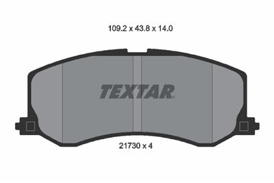 TEXTAR 2173001 Číslo výrobce: 21730. EAN: 4019722193422.