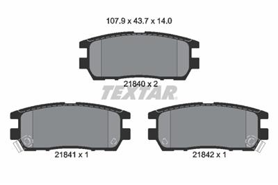 TEXTAR 2184002 Číslo výrobce: 21840. EAN: 4019722224744.