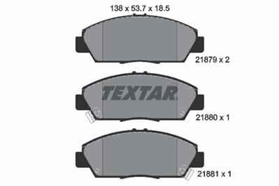 TEXTAR 2187901 Číslo výrobce: 21879. EAN: 4019722193507.
