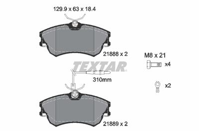 TEXTAR 2188801 Číslo výrobce: 21888. EAN: 4019722198793.